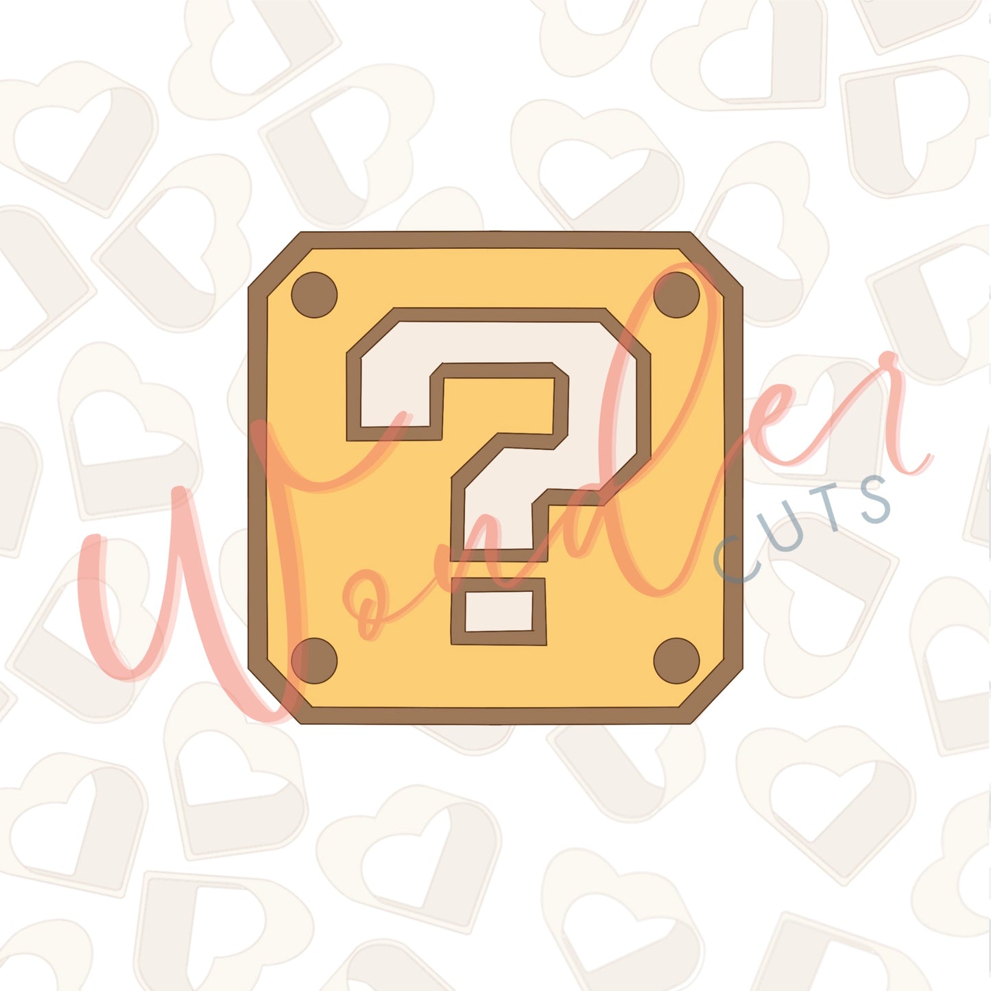 Question Mark Box Cookie Cutter