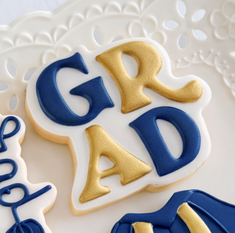 GRAD Plaque 1 Cookie Cutter