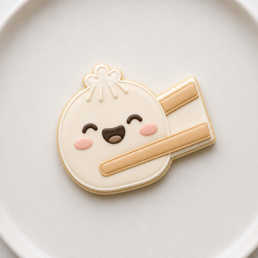 Dumpling in Chopsticks Cookie Cutter