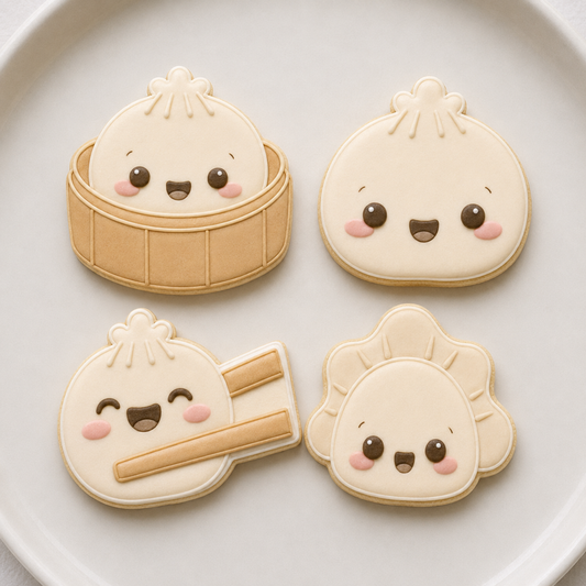Dumpling Bundle of 4 Cookie Cutters