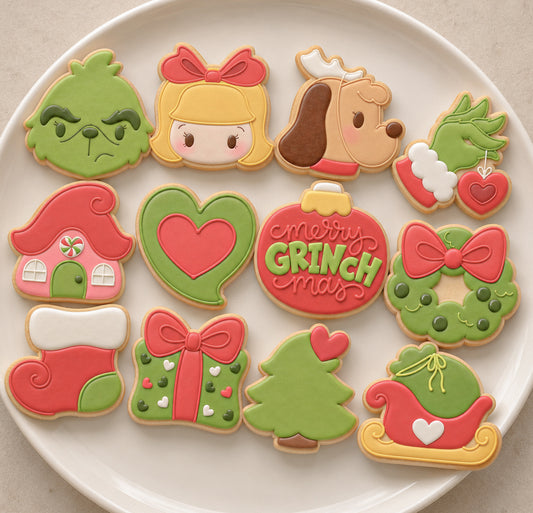 Grumpy Green Bundle Set of 12 Cookie Cutters