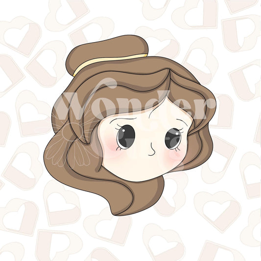Rose Princess Cookie Cutter
