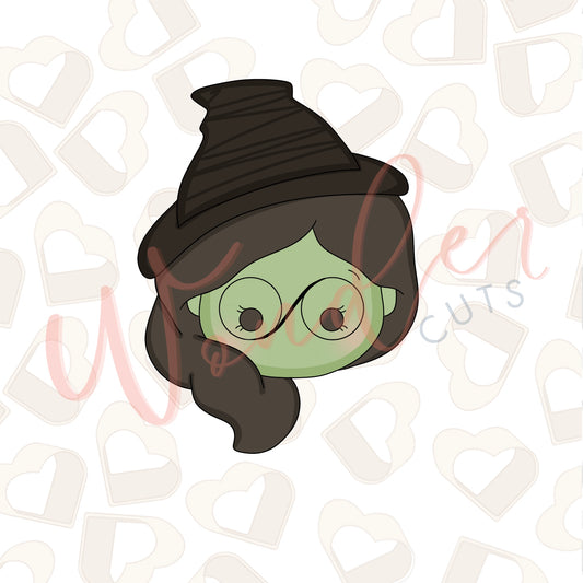 Green Witch Cookie Cutter