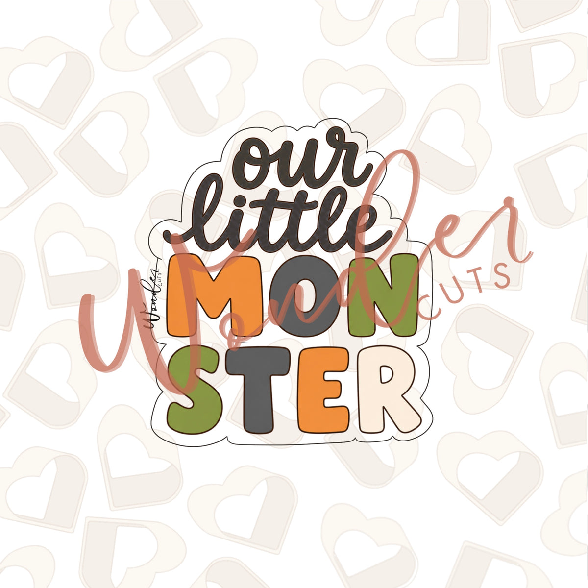 Our Little Monster Cookie Cutter