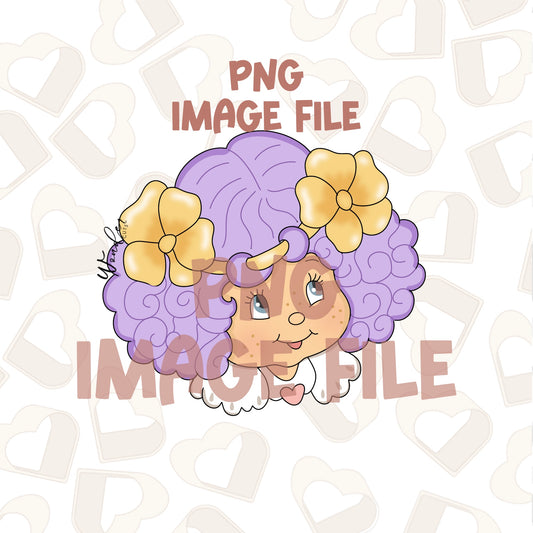 Angel Cake Girl - PNG Image File