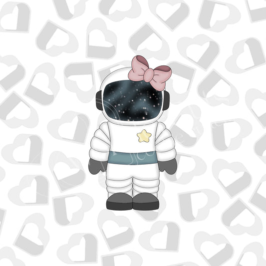 Girly Astronaut Cookie Cutter