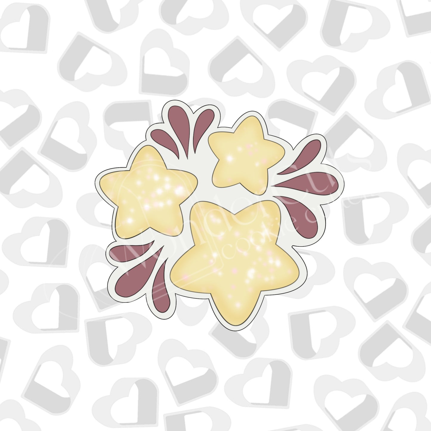 Star Cluster Cookie Cutter