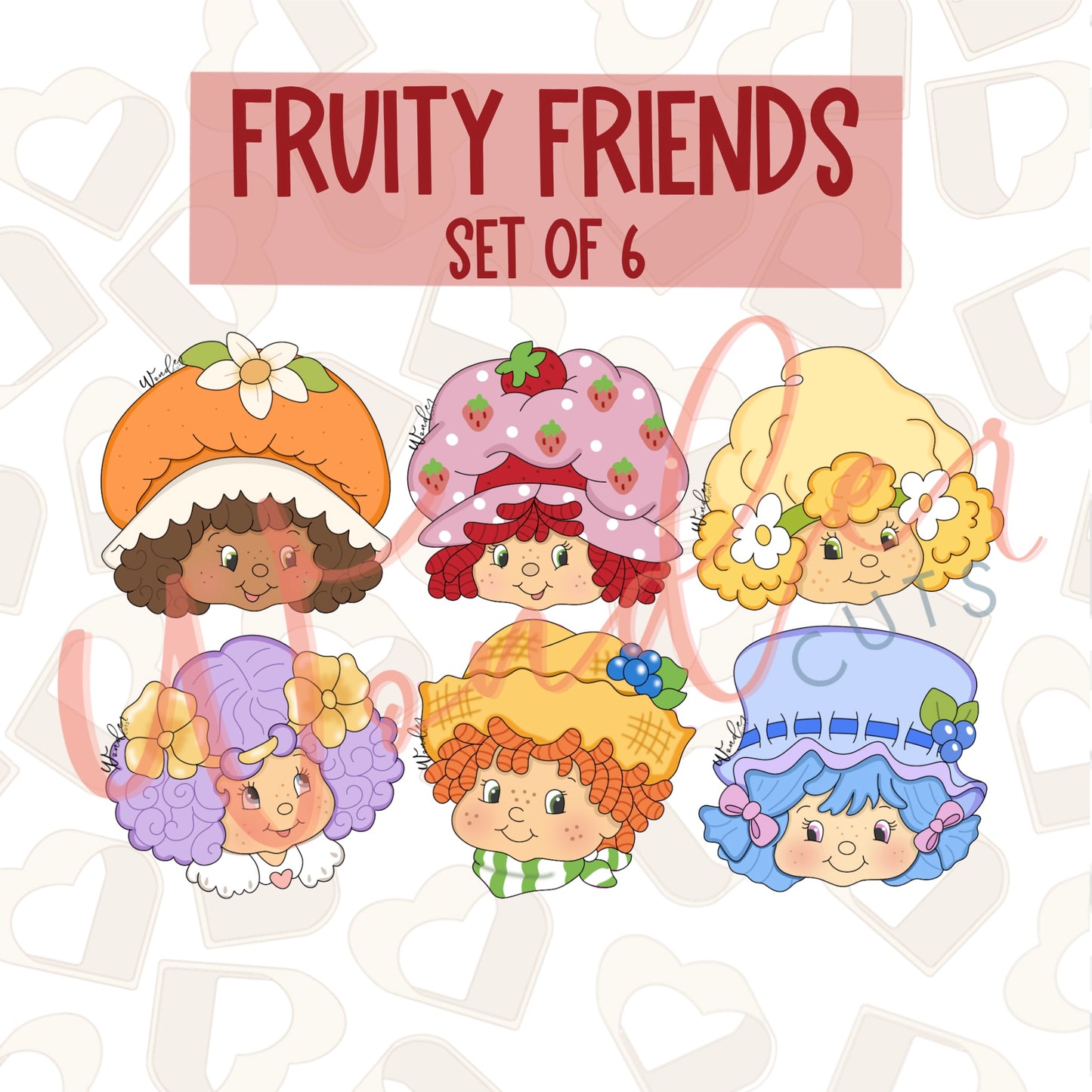 Fruity Friends Set of 6 Cookie Cutters