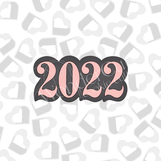 2022 Plaque Cookie Cutter