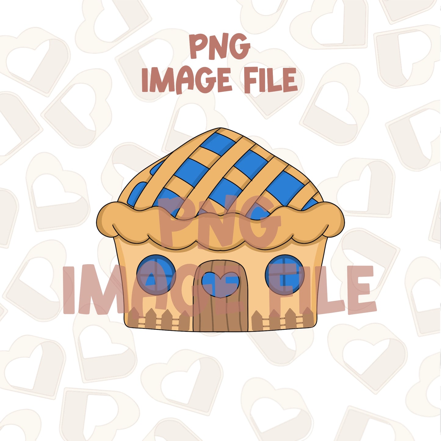 Berry Pie House - PNG Image File