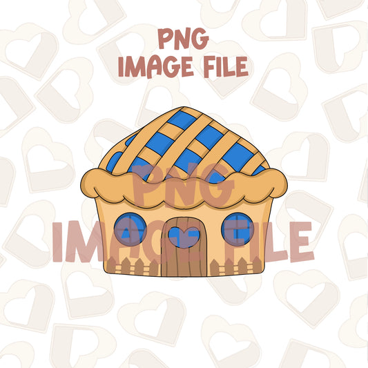 Berry Pie House - PNG Image File