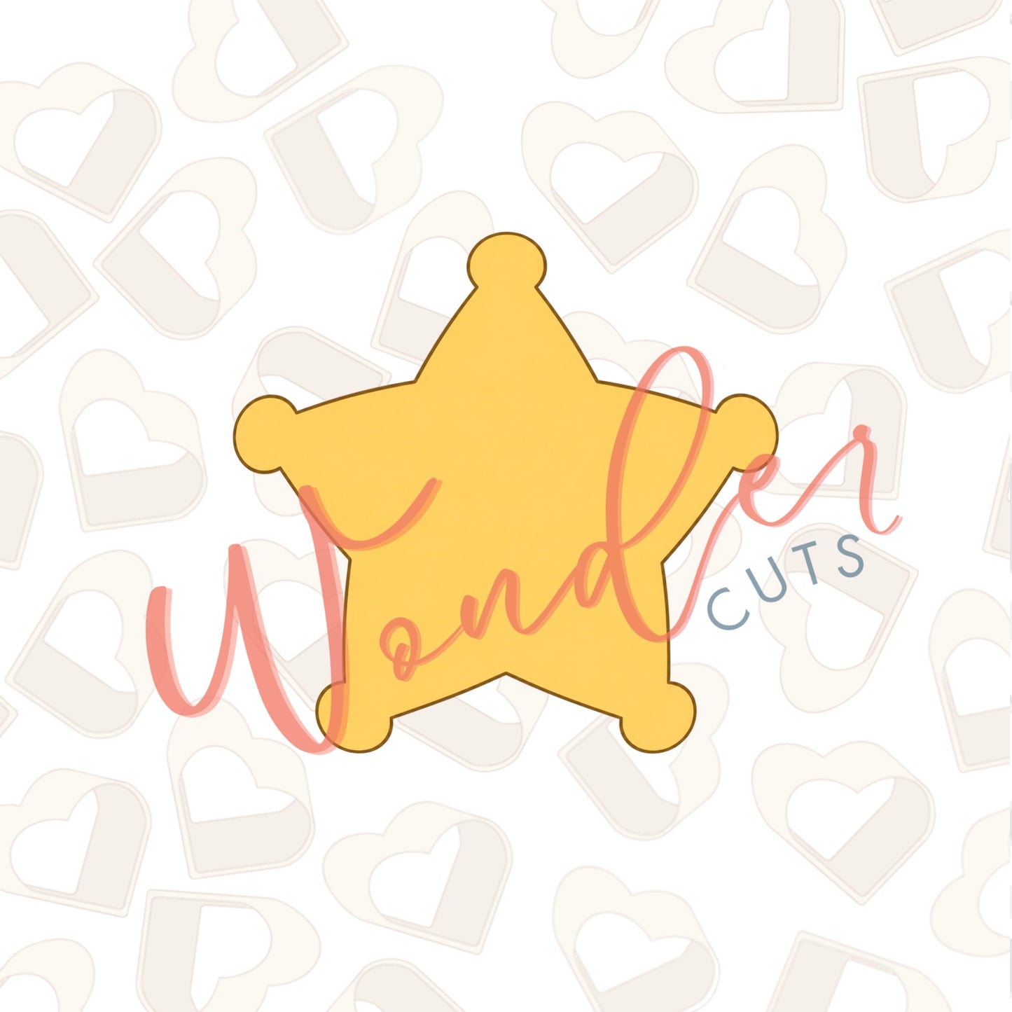 Sheriff Star Cookie Cutter