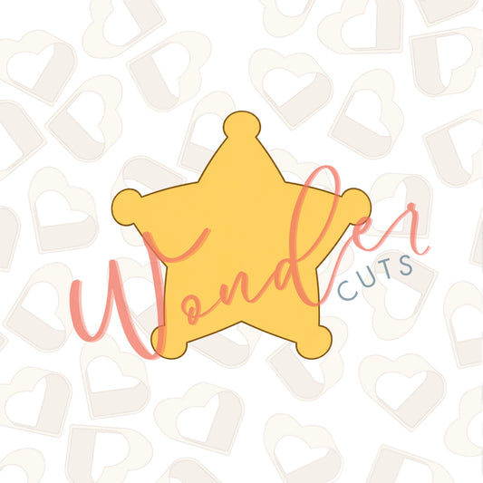 Sheriff Star Cookie Cutter