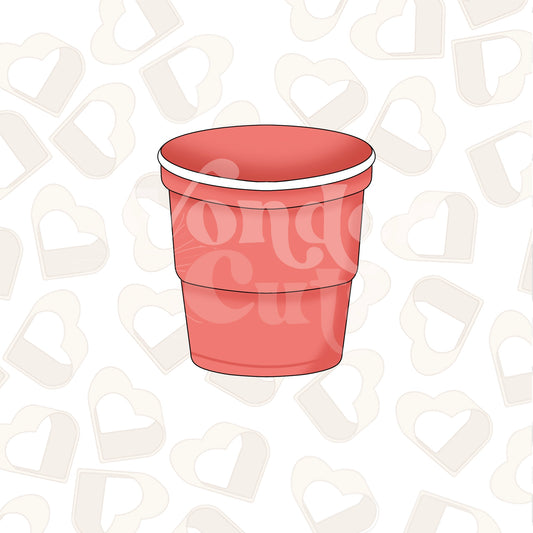 Red Solo Cup Cookie Cutter