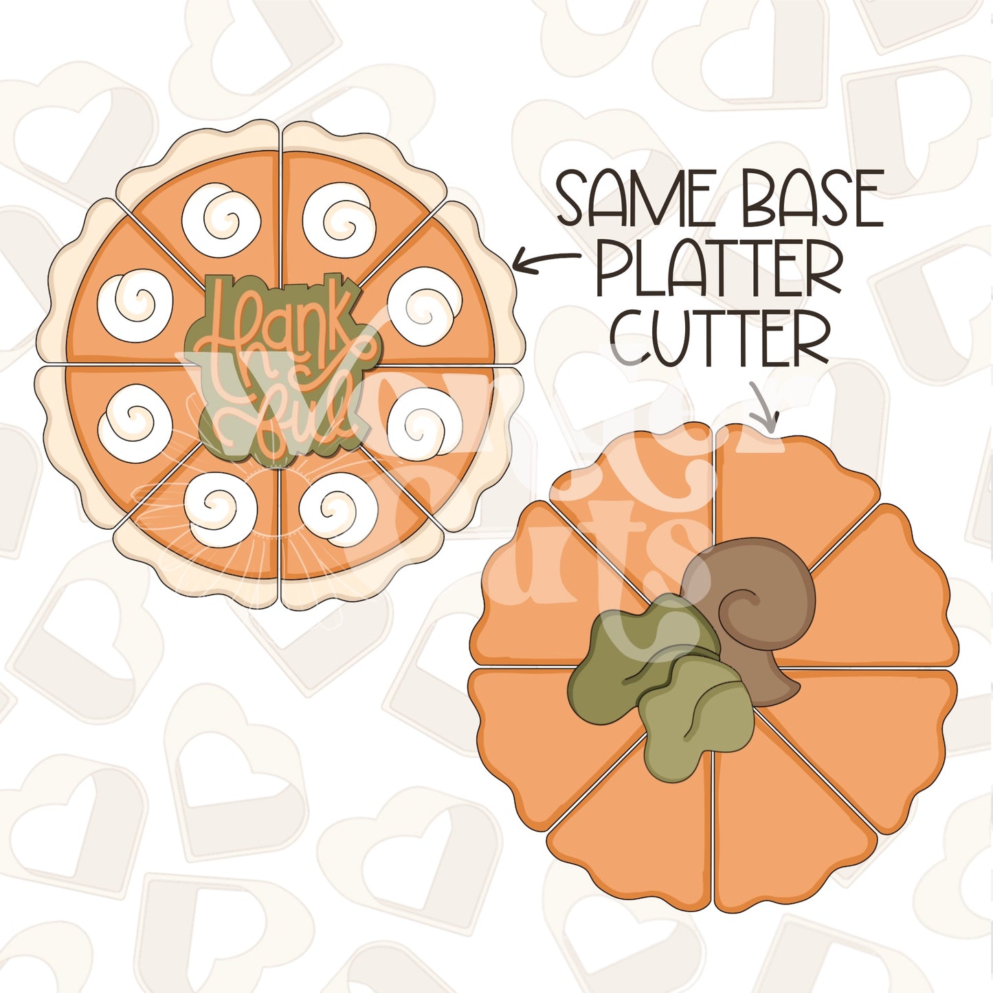 Pie Platter \ Pumpkin Platter Cookie Cutters