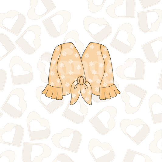 Ruffle Sleeve Shirt Cookie Cutter