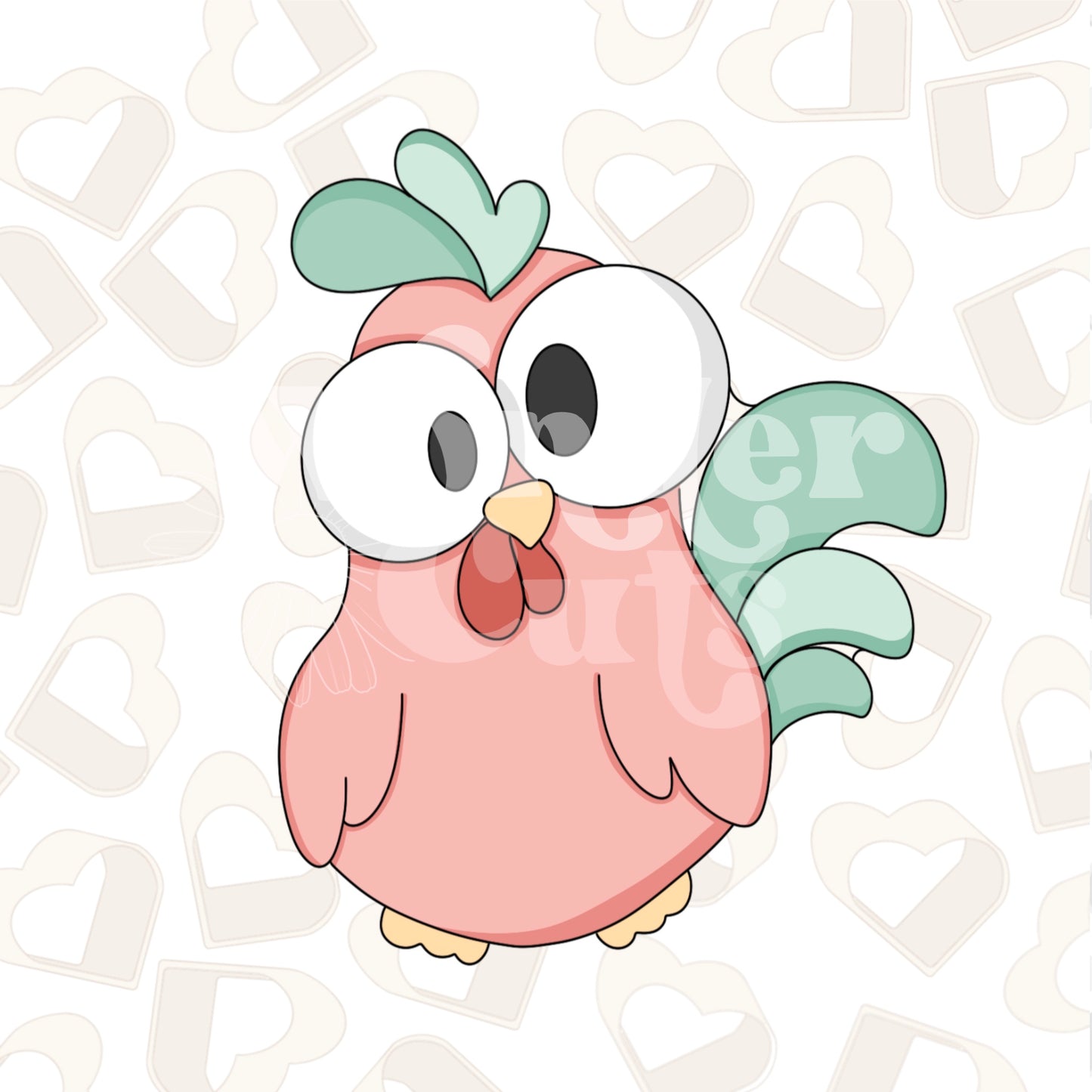 Crazy Rooster - Instant Download STL