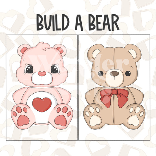 Build A Bear Set of 3- Instant Download STL