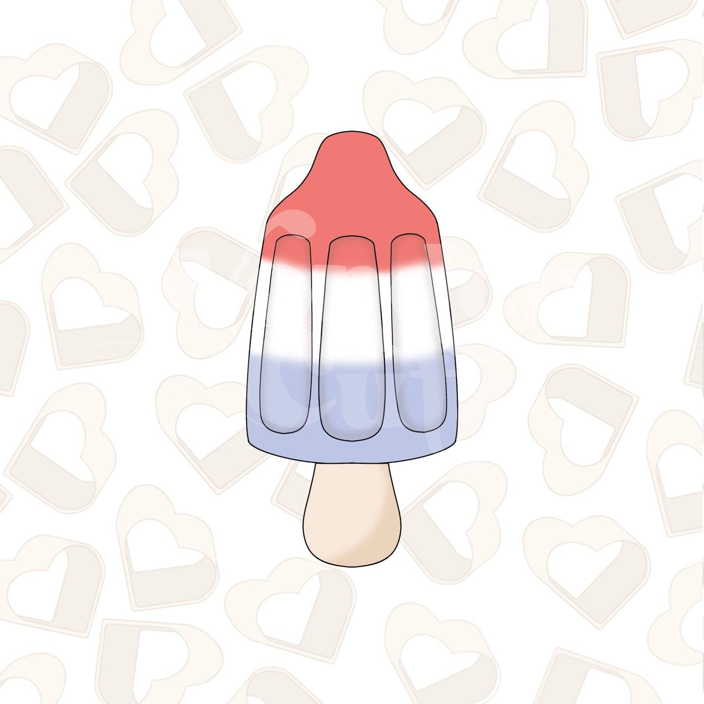 Patriotic Popsicle Cookie Cutter