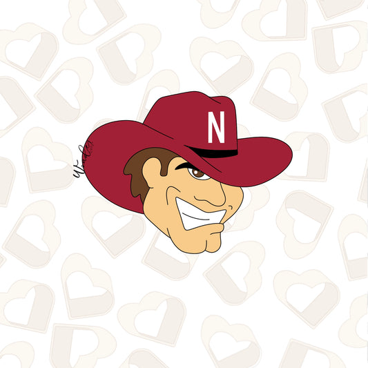 N College Mascot Cookie Cutter
