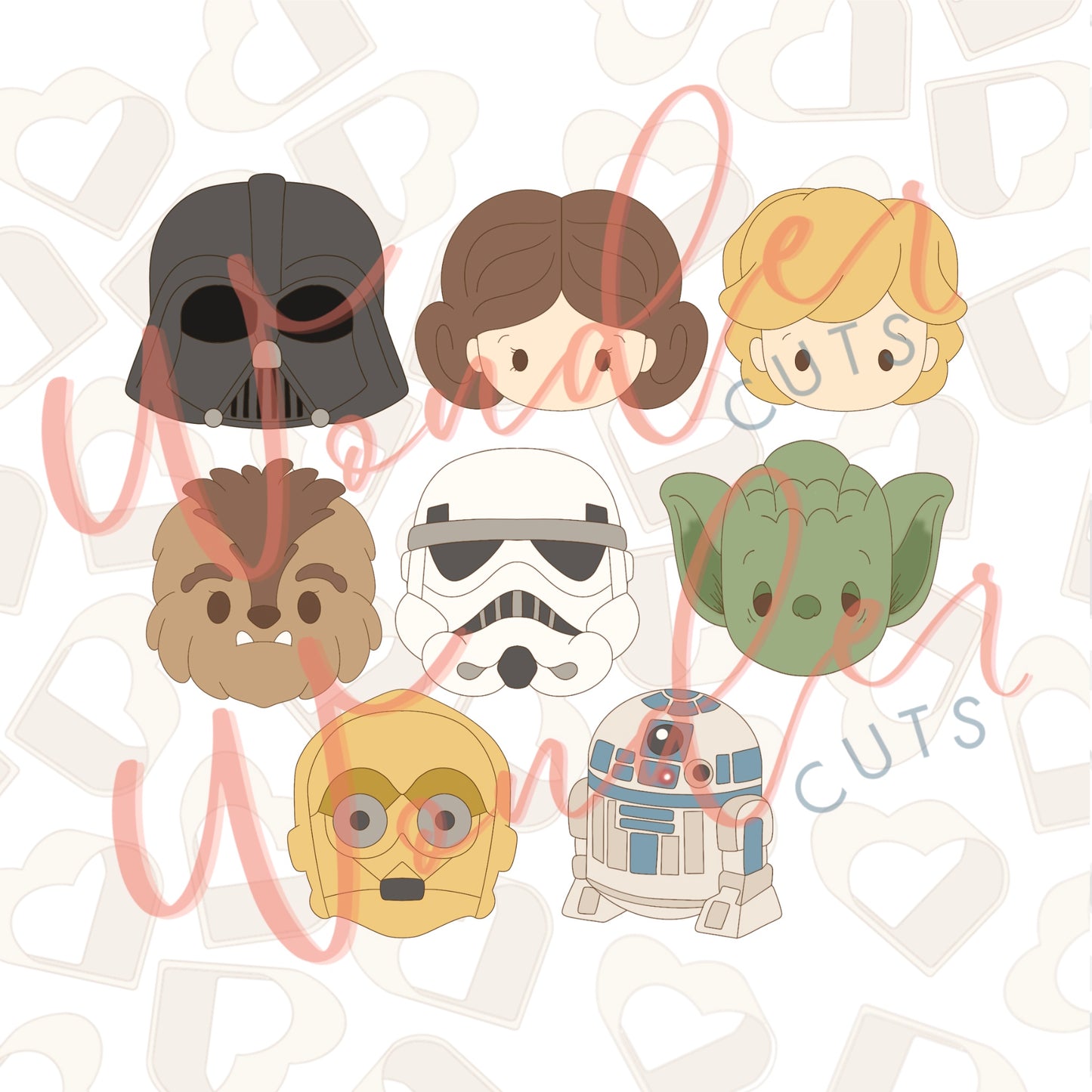 Space Battle Set of 8 Cookie Cutter