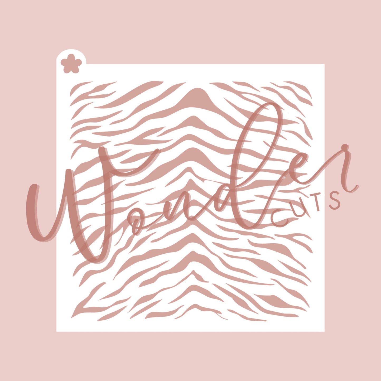 Zebra Print Stencil
