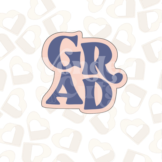 GRAD Plaque 1 Cookie Cutter