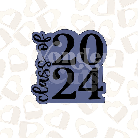 Class of 2024 Plaque Cookie Cutter