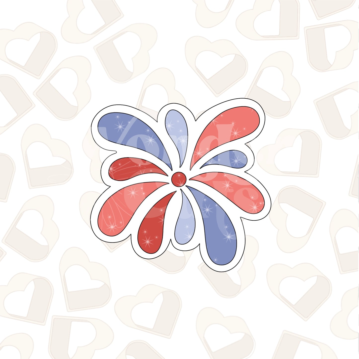 Firework Burst Cookie Cutter