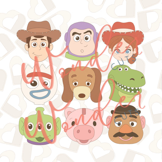Playtime Friends Mega Bundle Set of 9 Cookie Cutter