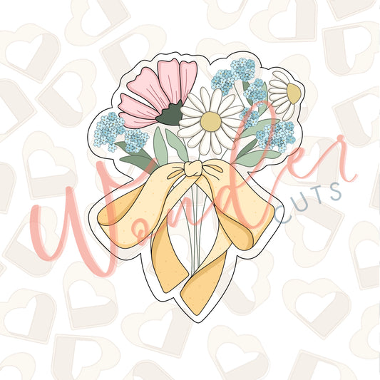 Wildflower Bow Cookie Cutter