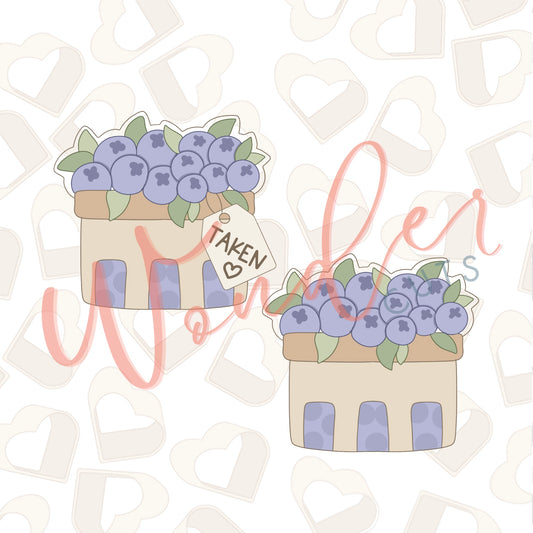 Blueberry Basket Cookie Cutter