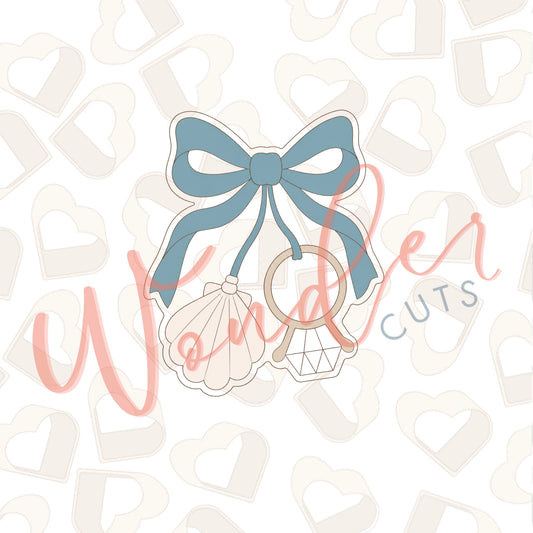 Bow Shell & Ring Cookie Cutter