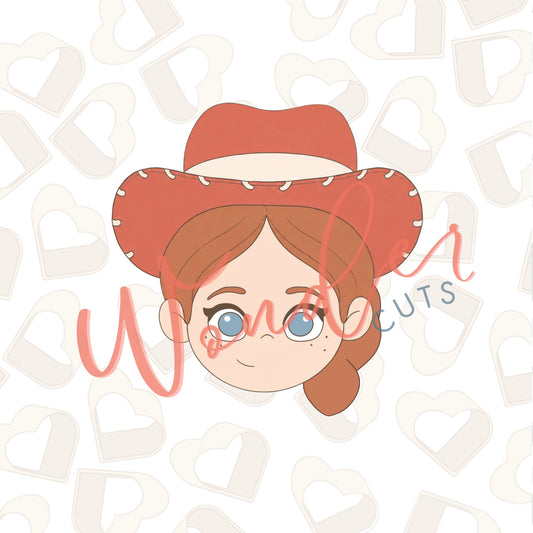 Toy Cowgirl Cookie Cutter