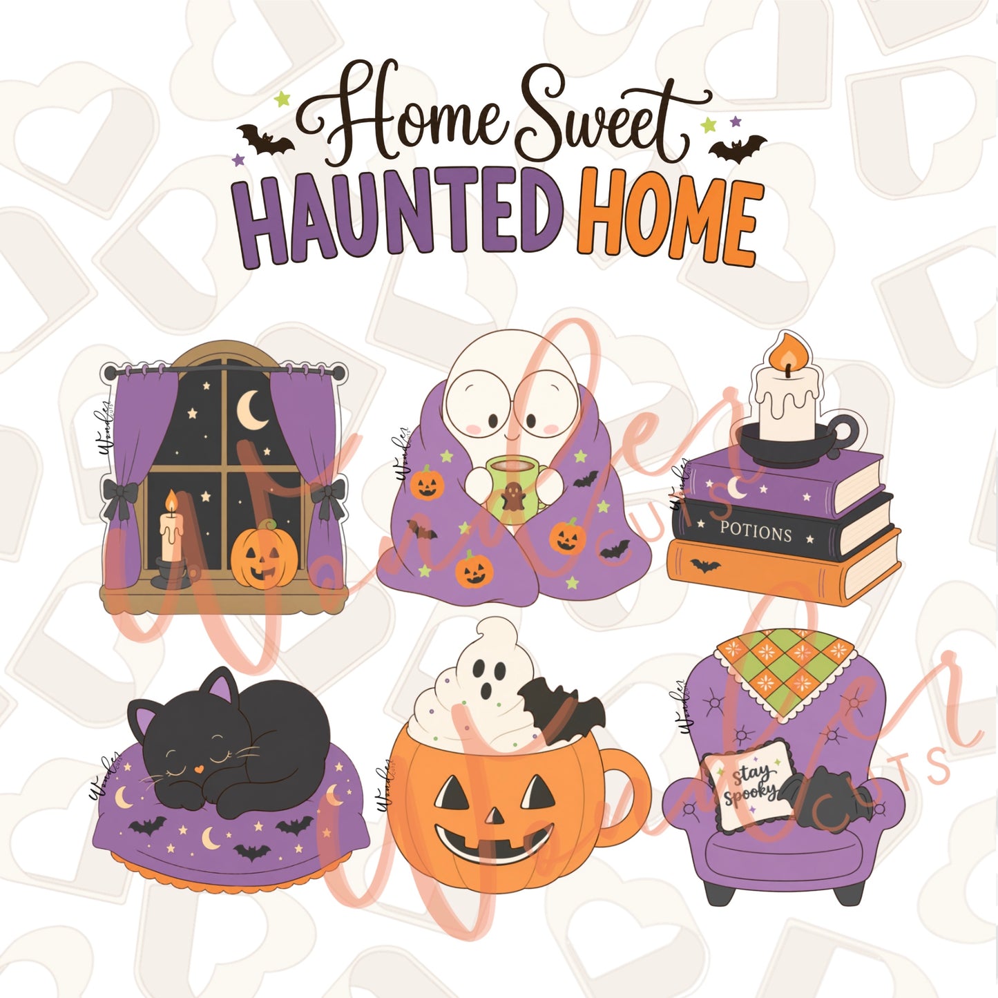 Home Sweet Haunted Home Cookie Cutter