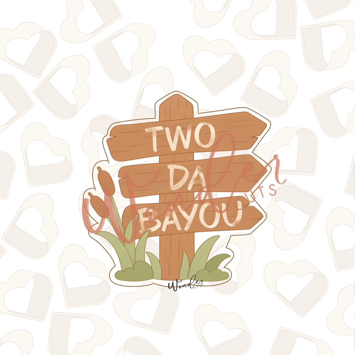 Bayou Sign Cookie Cutter