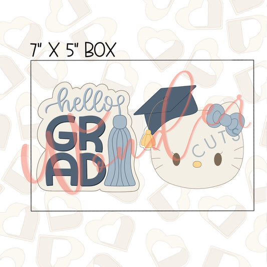 Hello Grad Set of 2 Cookie Cutters