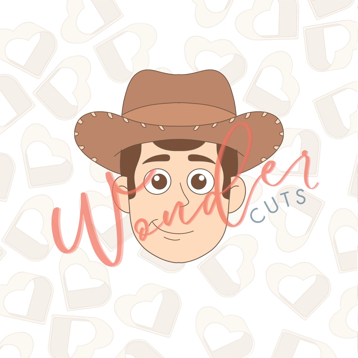 Toy Cowboy Cookie Cutter