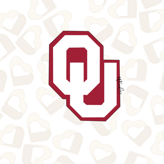 OU College Logo Cookie Cutter