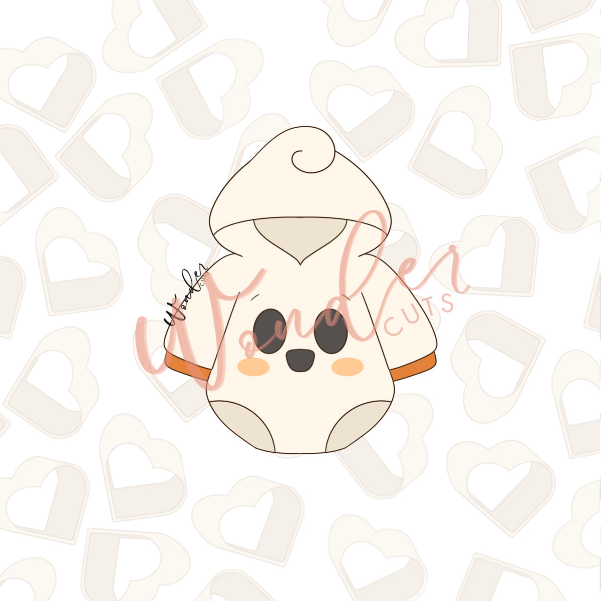 Boo Onesie Cookie Cutter
