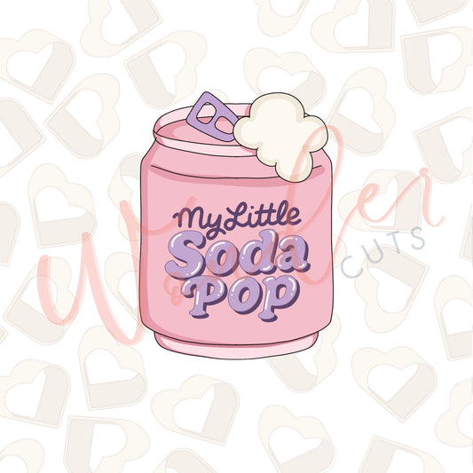 Soda Pop Cookie Cutter- STL File