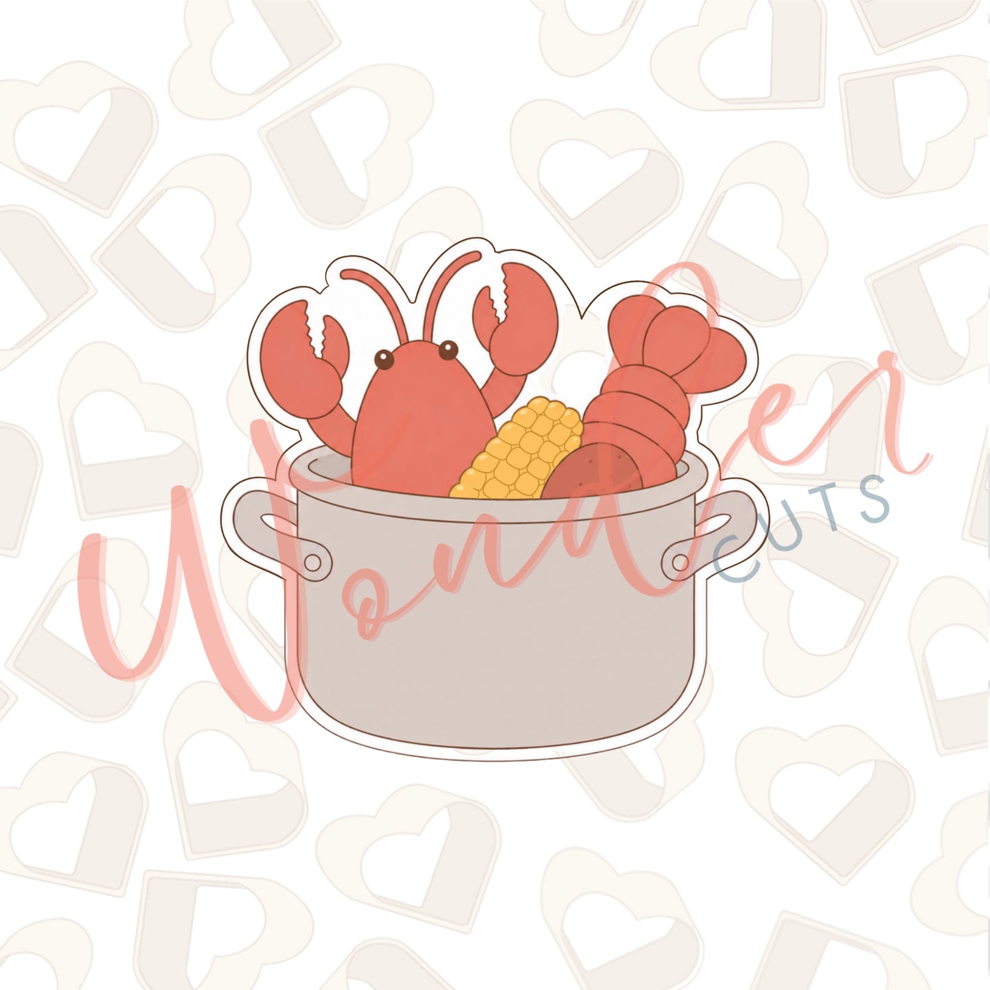 Crawfish Pot Cookie Cutter