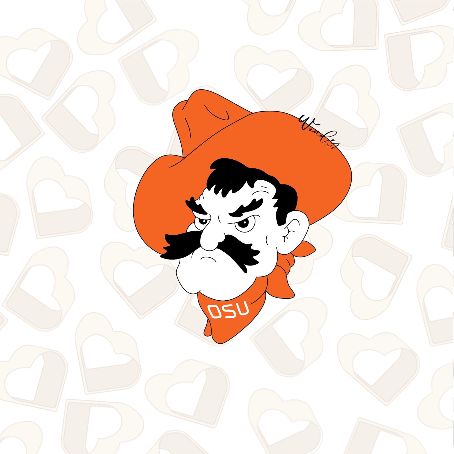 OSU Cowboy Cookie Cutter