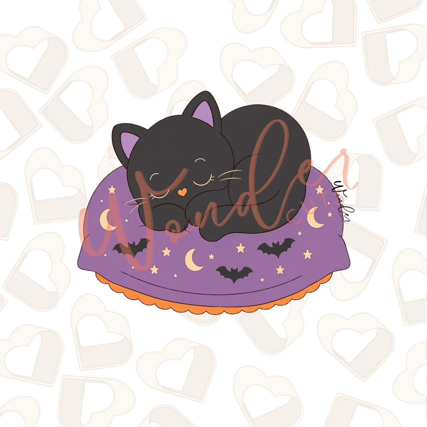 Cozy Cat Cookie Cutter