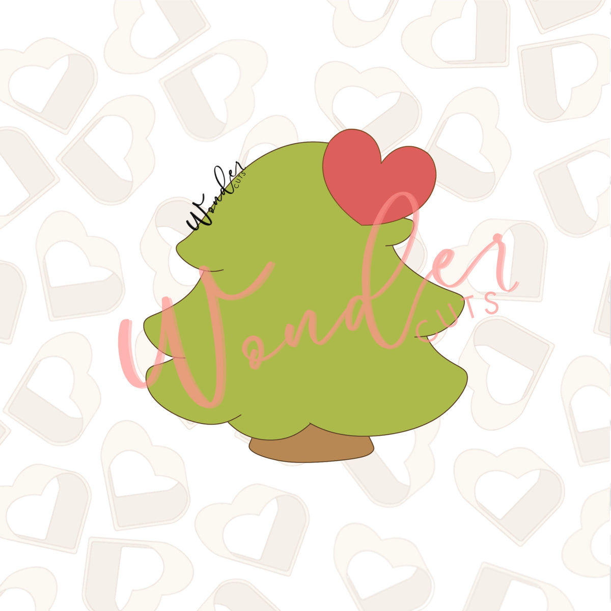 Heart Tree Cookie Cutter