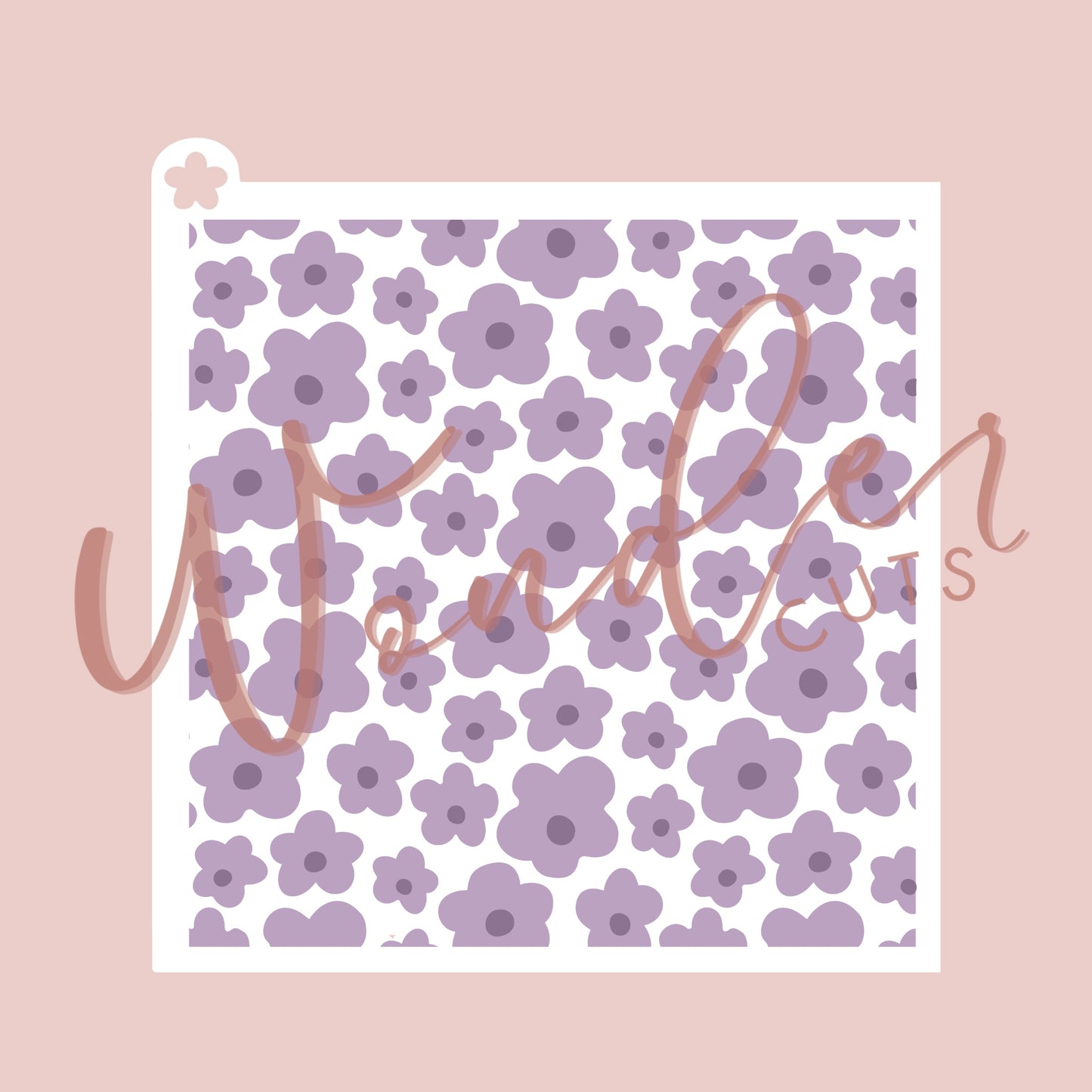 Funky Flowers Layered Stencil