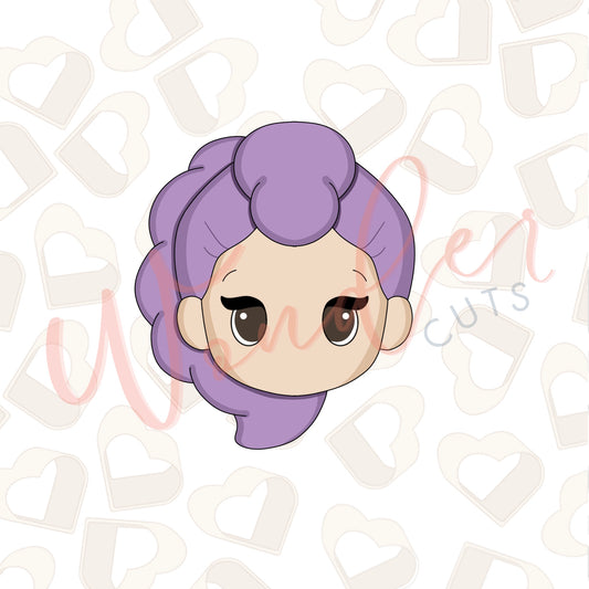 Pop Idol Girl 1 Cookie Cutter- STL File