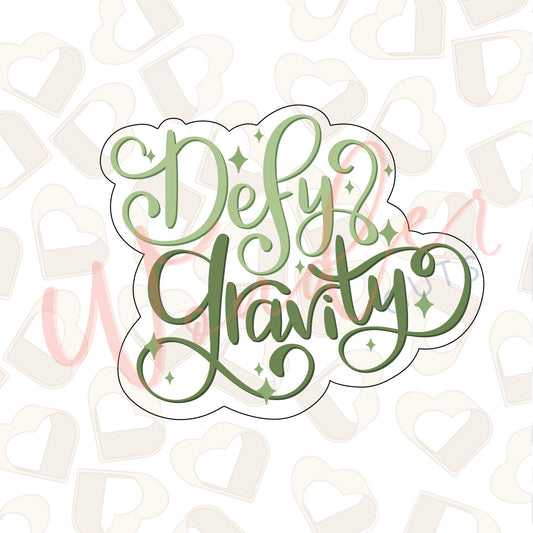 Gravity Plaque Cookie Cutter