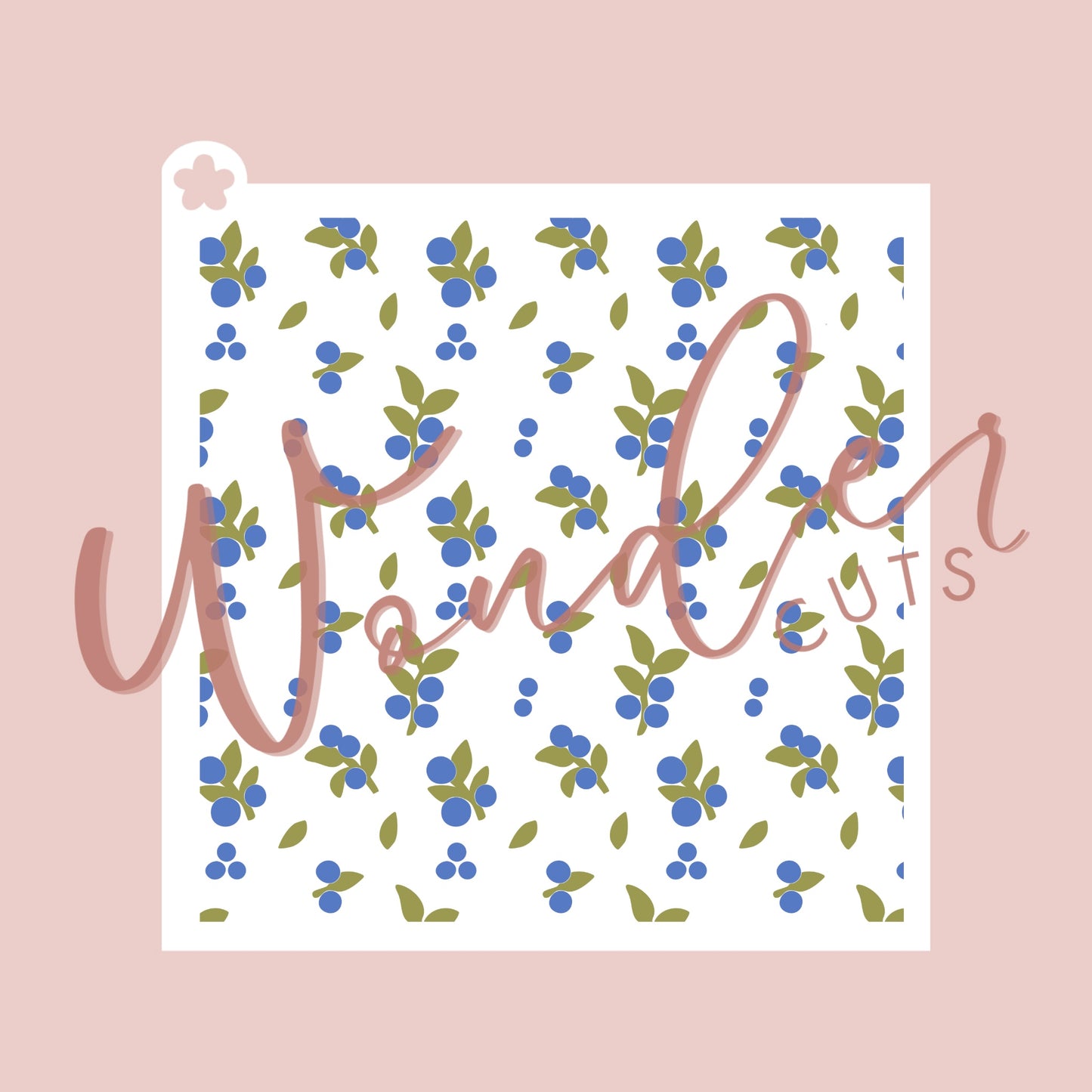 Wild Blueberry Layered Stencil