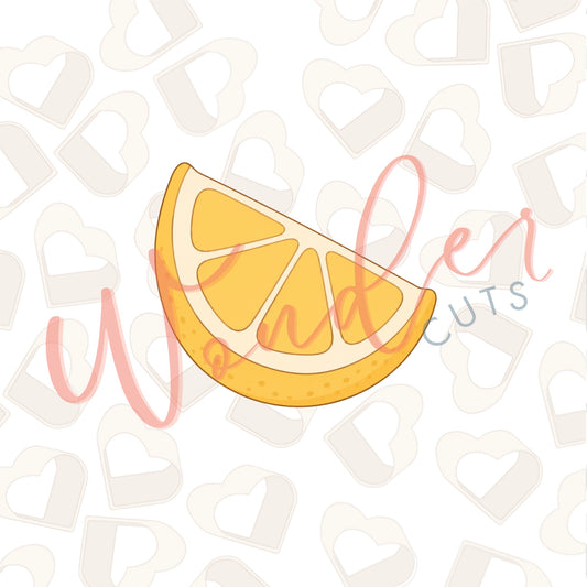 Lemon Wedge Cookie Cutter